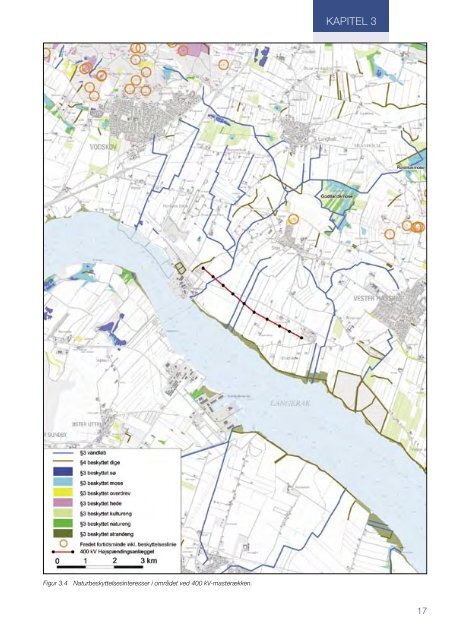 Udbygning af eksisterende 400 kV-masterække ... - Naturstyrelsen