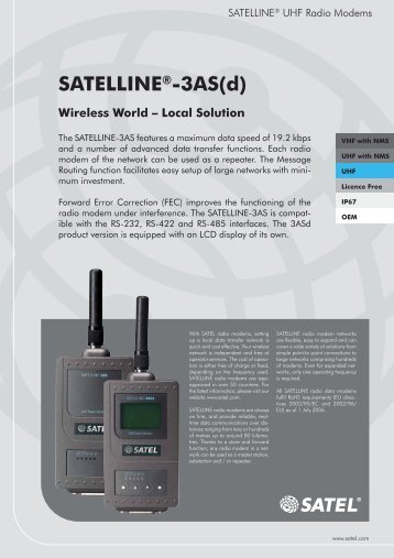 Satel SatellineÂ®-3AS(d)