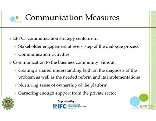 Public Private Dialogue in Ethiopia - Investment Climate