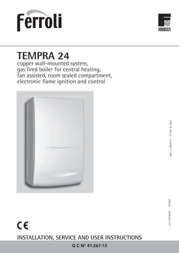 Tempra 24 Manual - Ferroli