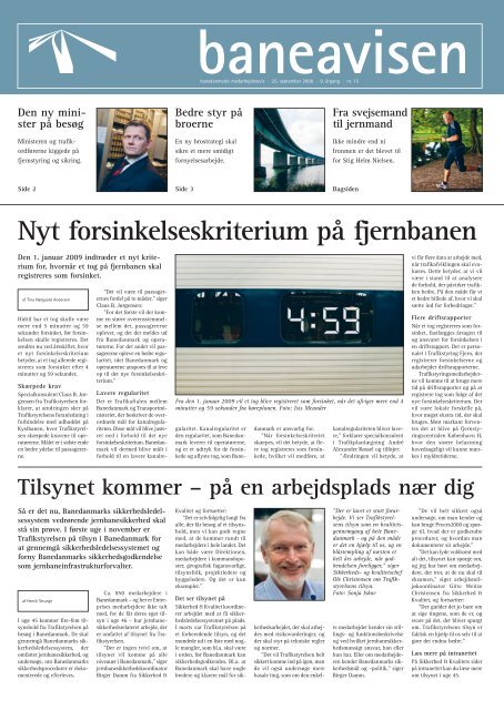 Nyt forsinkelseskriterium på fjernbanen - Banedanmark