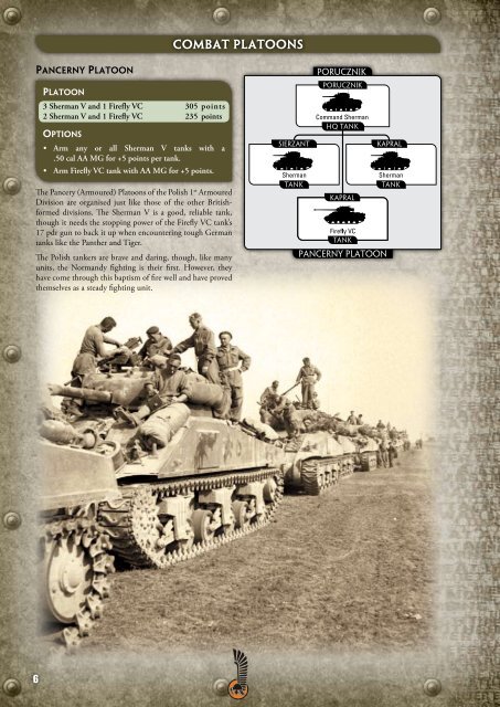 1st Polish Armoured Division Intelligence Briefing - Flames of War