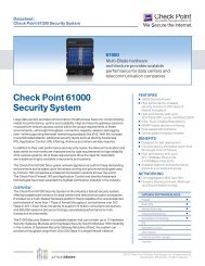 Check Point 61000 Security System