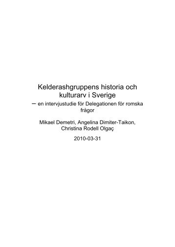 Kelderashgruppens historia och kulturarv i Sverige - Minoritet