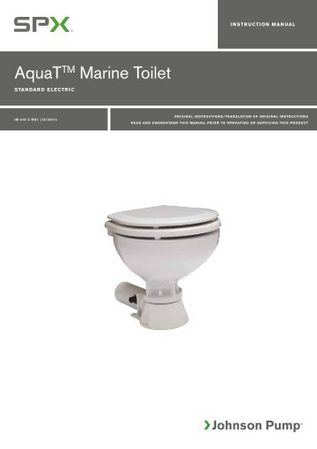 AquaTTM Marine Toilet - Johnson Pump