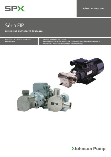 Séria FIP - Johnson Pump