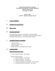 2012-03-05 Board Meeting Agenda - New Hope-Solebury School ...