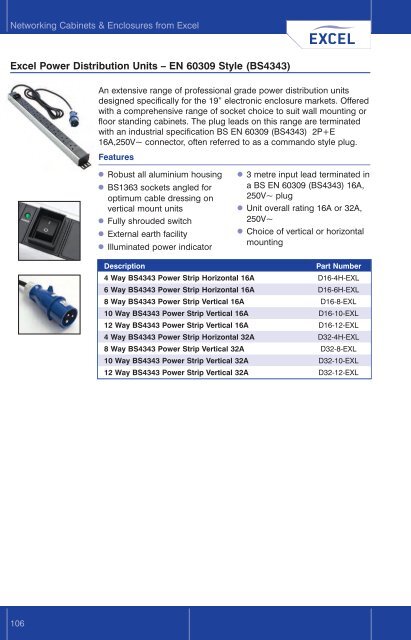 Excel Networking Cabinets & Enclosures