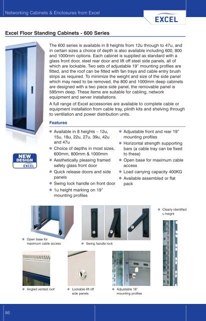 Excel Networking Cabinets & Enclosures