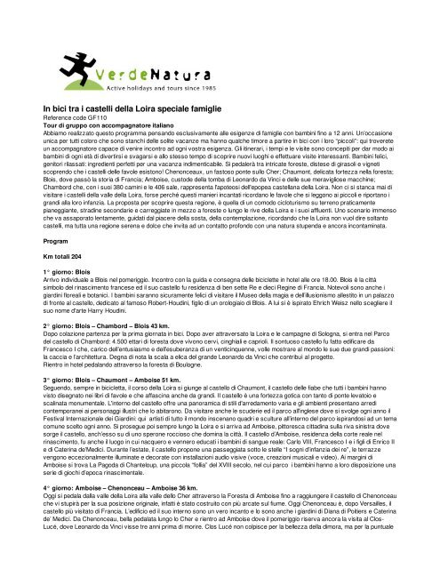 Download this tour (PDF) - Verde Natura