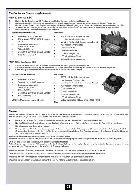 INSTRUCTION MANUAL - HPI Racing UK