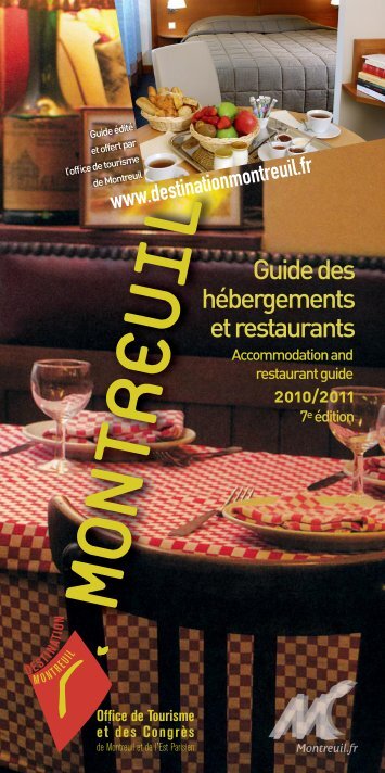 Guide des hébergements et restaurants - Ville de Montreuil