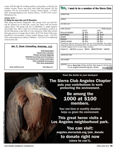Southern Sierran - Sierra Club - Angeles Chapter