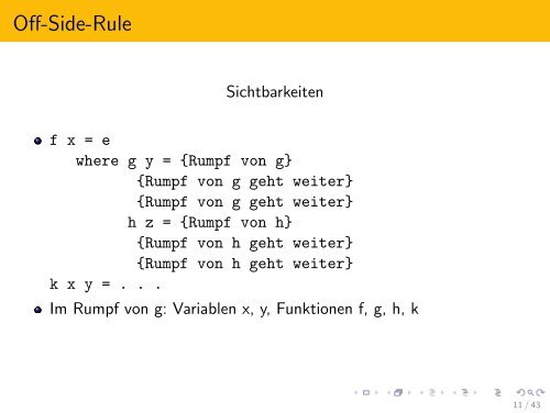 Folien zur Einführung in Haskell