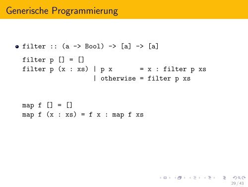 Folien zur Einführung in Haskell