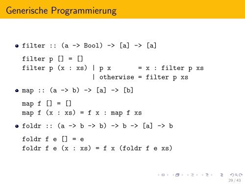 Folien zur Einführung in Haskell