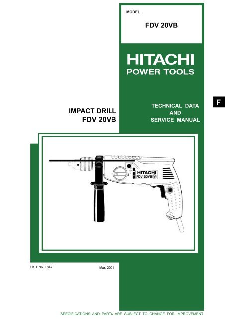 Image of Hitachi FDV 20VB Hitachi Direct