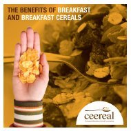 the benefits of breakfast and breakfast cereals - CEEREAL, The ...