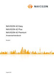 NAVIGON 42 Easy | 42 Plus | 42 Premium - Navigon.com