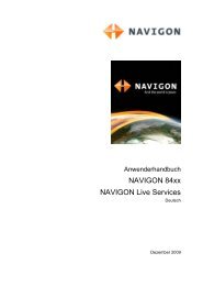 NAVIGON 84xx - Navigon.com