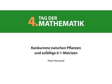 Vortragsfolien - Tag der Mathematik