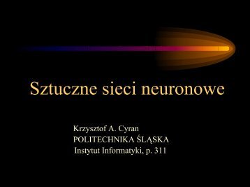 Wykład 5 - ZMiTAC - Politechnika Śląska