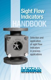Sight Flow Indicators Handbook - L.J. Star, Inc.