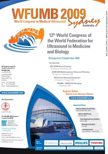 Ultra bull cover Aug 08.indd - Australasian Society for Ultrasound in ...