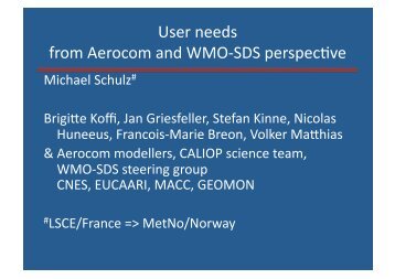 Aerocom - UMBC Atmospheric Lidar Group