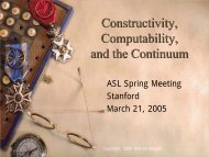 talking - Michael Beeson's Home Page