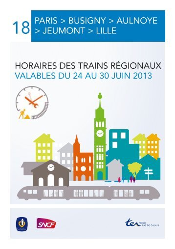 PARIS > BUSIGNY > AULNOYE > JEUMONT > LILLE - TER SNCF