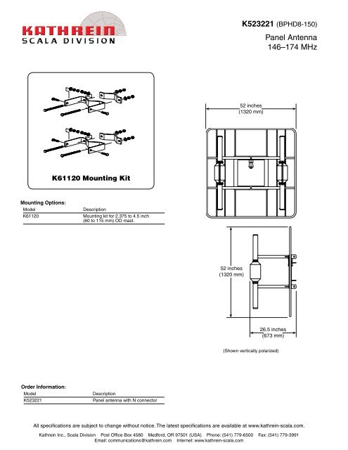 BPHD8-150 - Kathrein Scala Division