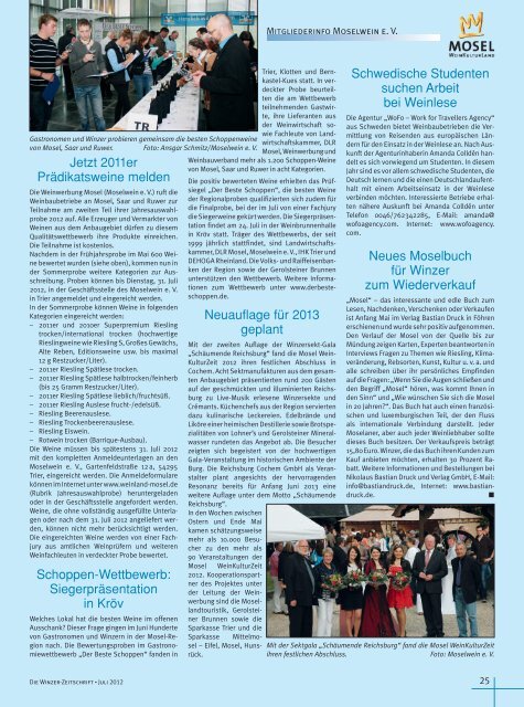 Mitgliederinfo Moselwein e.V. Juli 2012