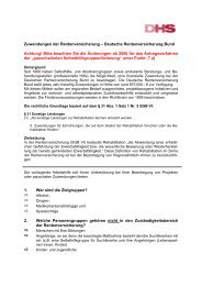 Page 1 Zuwendungen der Rentenversicherung â Deutsche ...