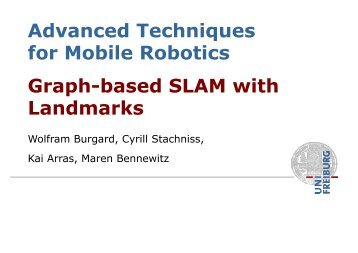 Graph-based SLAM with Landmarks Advanced Techniques for ...