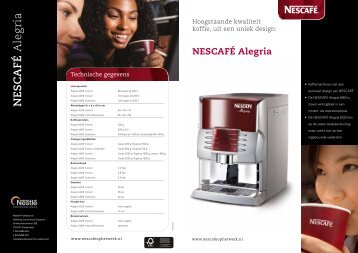 NESC AFÉ Alegria - NESCAFÉ op het Werk