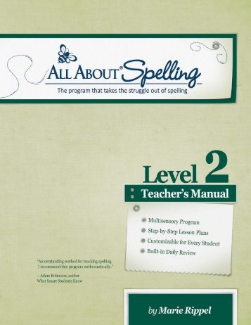 Level 2 - All About Learning Press