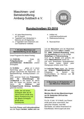 Rundschreiben 03-2010 - Maschinen- und Betriebshilfsring Amberg ...