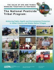 US EPA - The National Pesticide Tribal Program - US Environmental ...