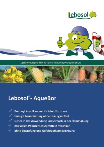 Lebosol®- AqueBor - Lebosol Dünger GmbH