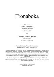 Tronaboka - Bjerkreim.info