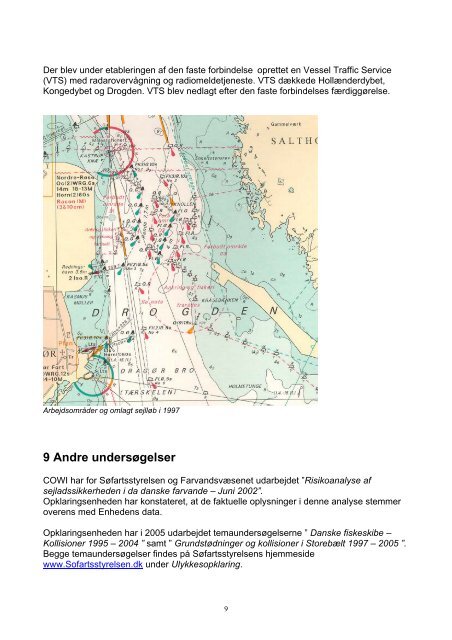 GrundstÃ¸dninger og kollisioner i Ãresund 1997 ... - SÃ¸fartsstyrelsen