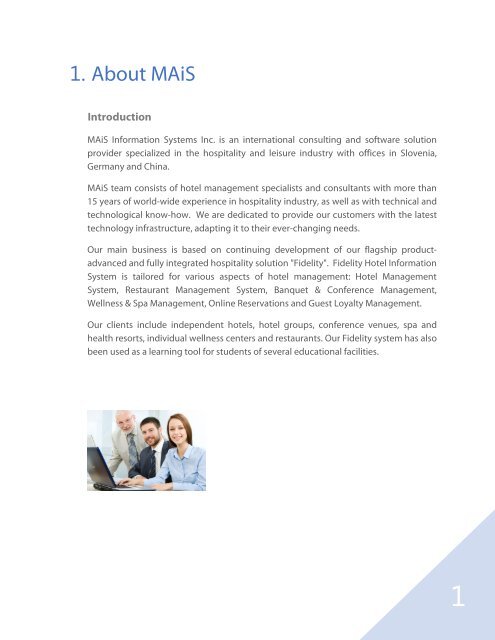 Company Profile in PDF - Fidelity