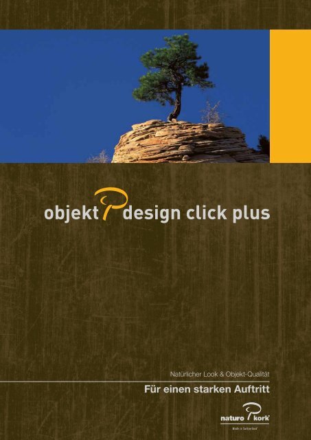 ObjektDesignClick Prospekt - Naturo Kork AG