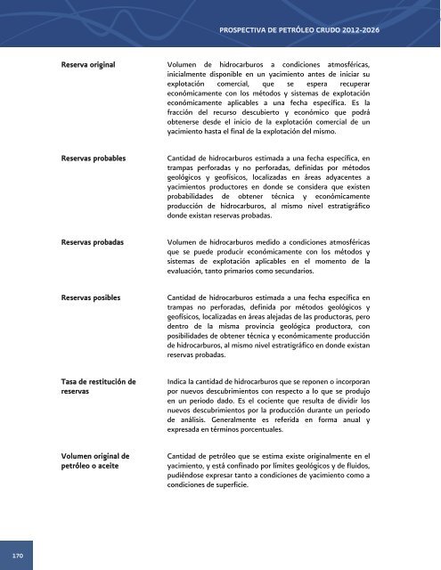 Prospectiva de PetrÃ³leo Crudo 2012 - 2006 - SecretarÃ­a de EnergÃ­a