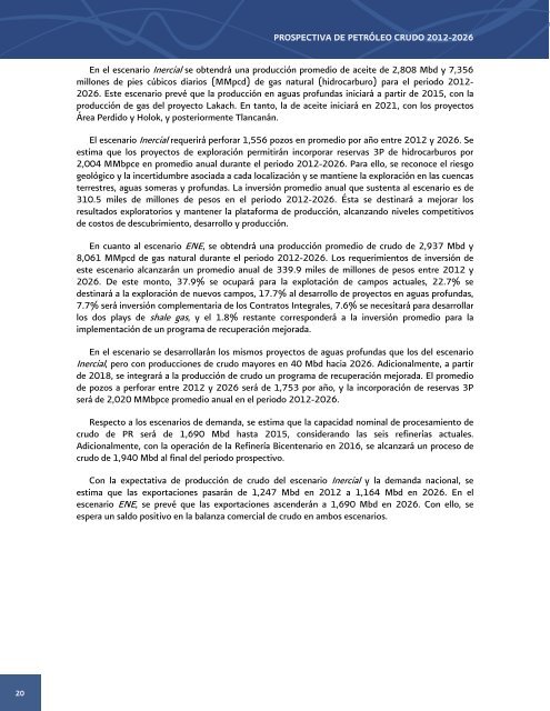 Prospectiva de PetrÃ³leo Crudo 2012 - 2006 - SecretarÃ­a de EnergÃ­a