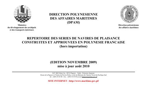 PDF acte de vente tout navire - Direction polynésienne des affaires PDF