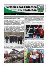 April 2013, Ausgabe 5 - St. Pantaleon