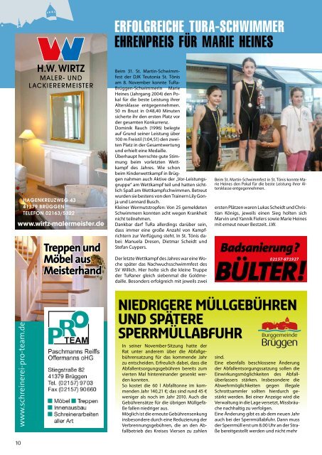 Stadtjournal Brüggen November 2014