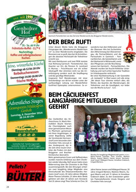 Stadtjournal Brüggen November 2014